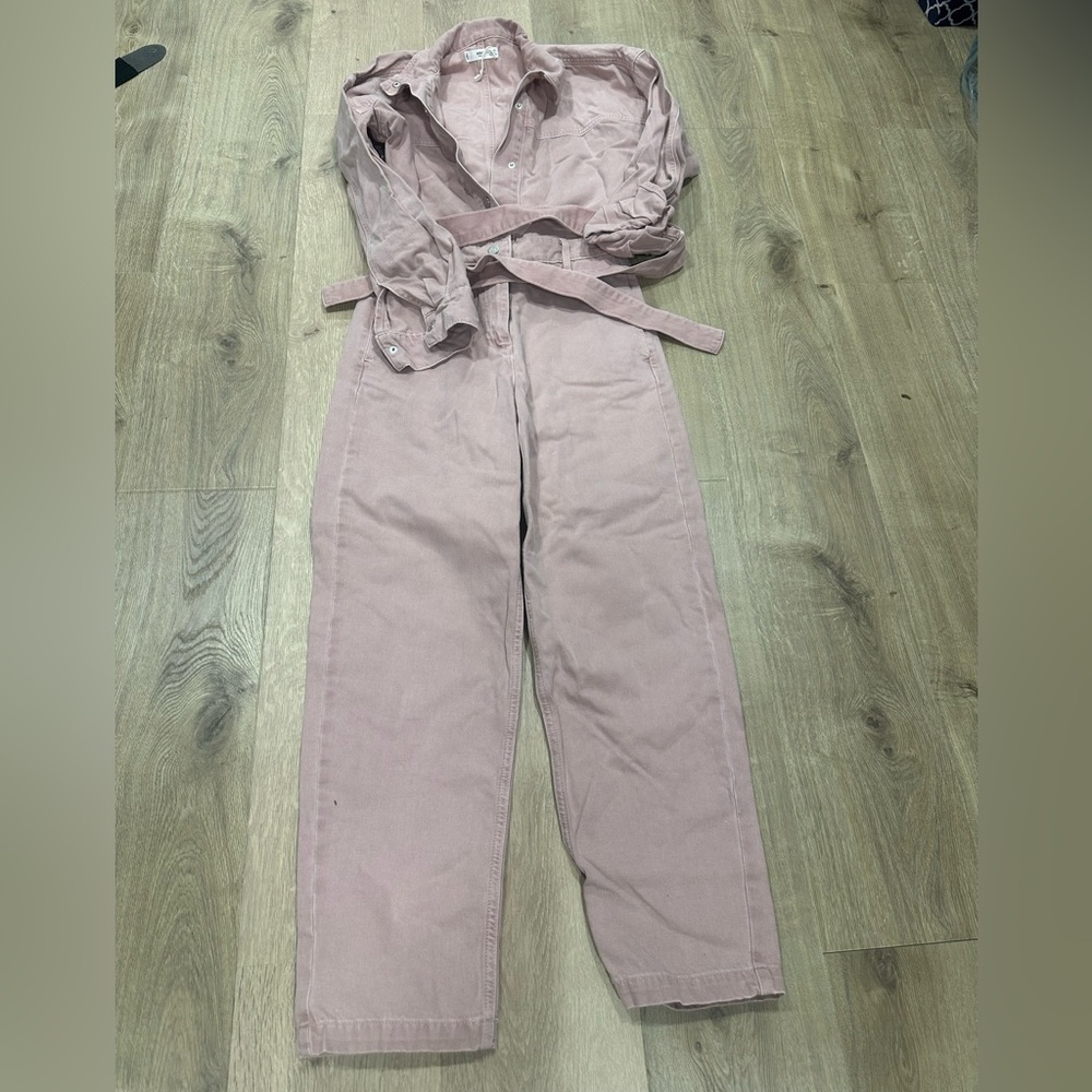 Mango denim jumpsuit